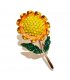 SB342 - Korean Sunflower Brooch
